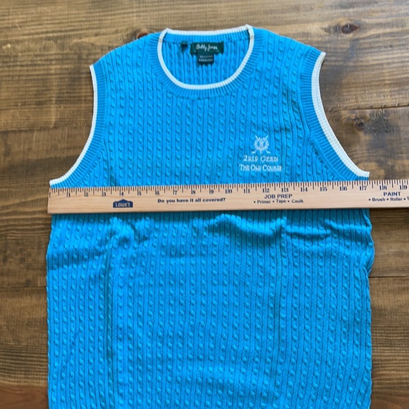 Cable knit crewneck Golf sweater vest Women’s Lg - Picture 9 of 10